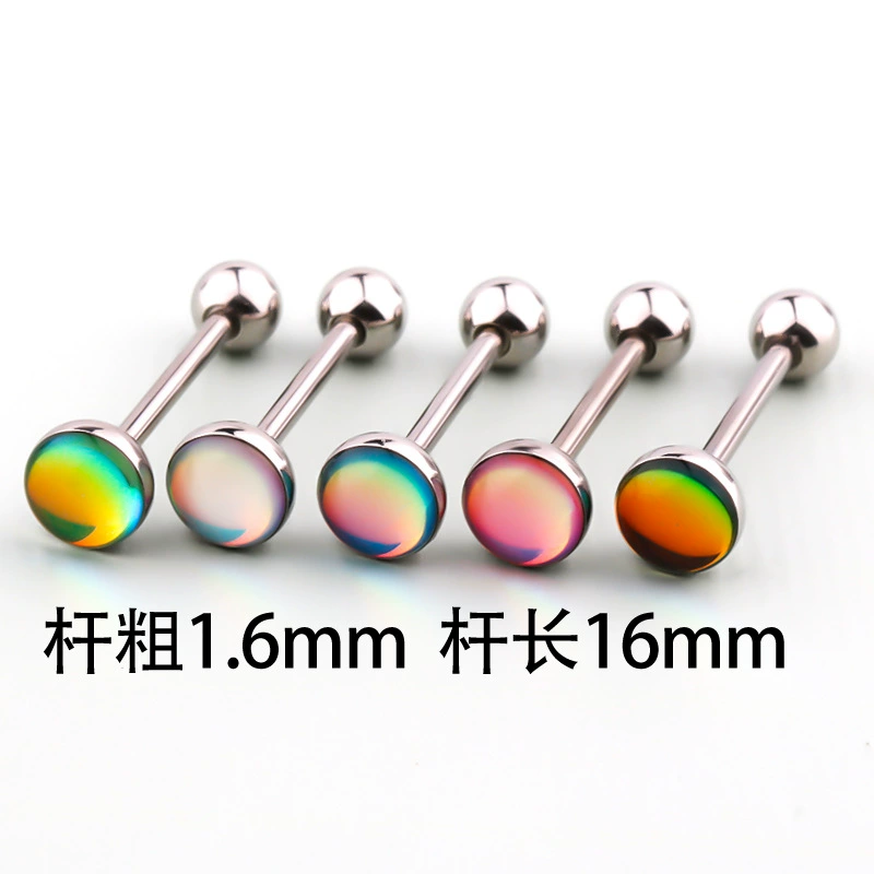 Piercing Jewelry Manufacturer - Titanium Alloy Dazzling Tongue