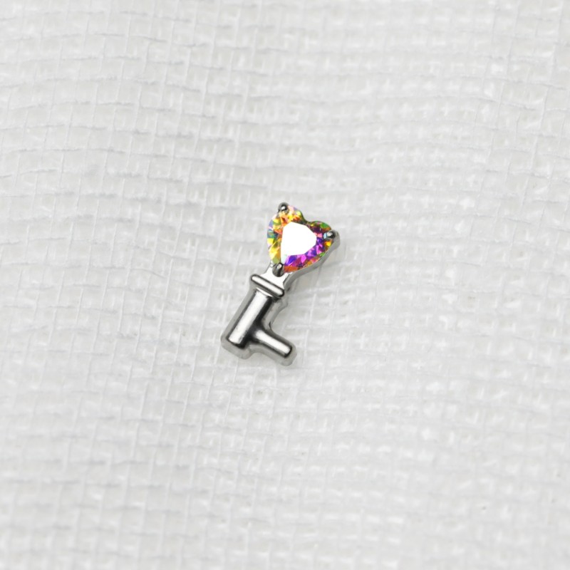 Titanium Studs Supplier - ASTM F136 Flat Back Labret Earrings