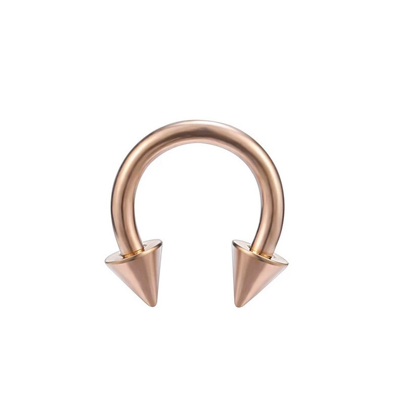 Horseshoe Nose Ring Manufacturer - Externally Threaded Spikes Top