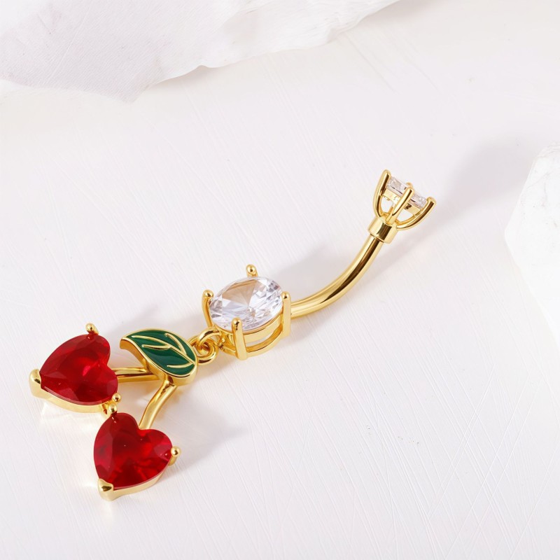 Fruit Cherry Ring Manufacturer - New Fashion Belly Ring