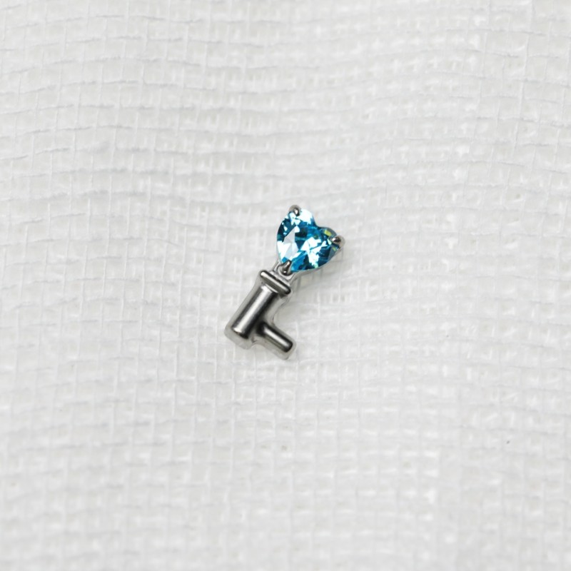 Titanium Studs Supplier - ASTM F136 Flat Back Labret Earrings