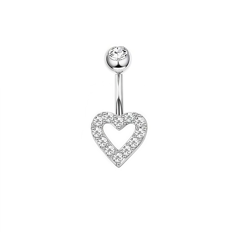 Body Jewelry Factory - 8pcs Double Headed Circular Heart