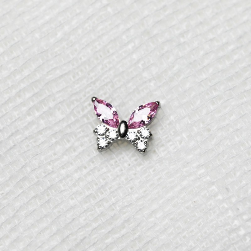 Titanium Jewelry Manufacturer - Butterfly Rock ASTM F136 Labret