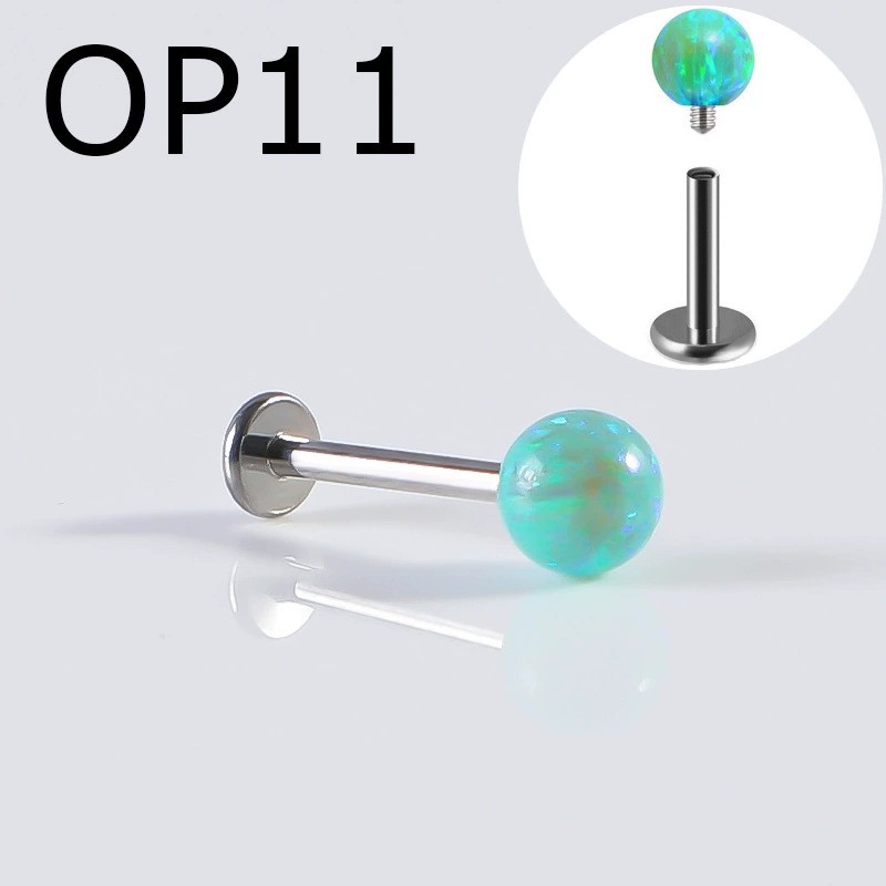 Opal Lip Ring Supplier - G23 Titanium Alloy Internal Thread