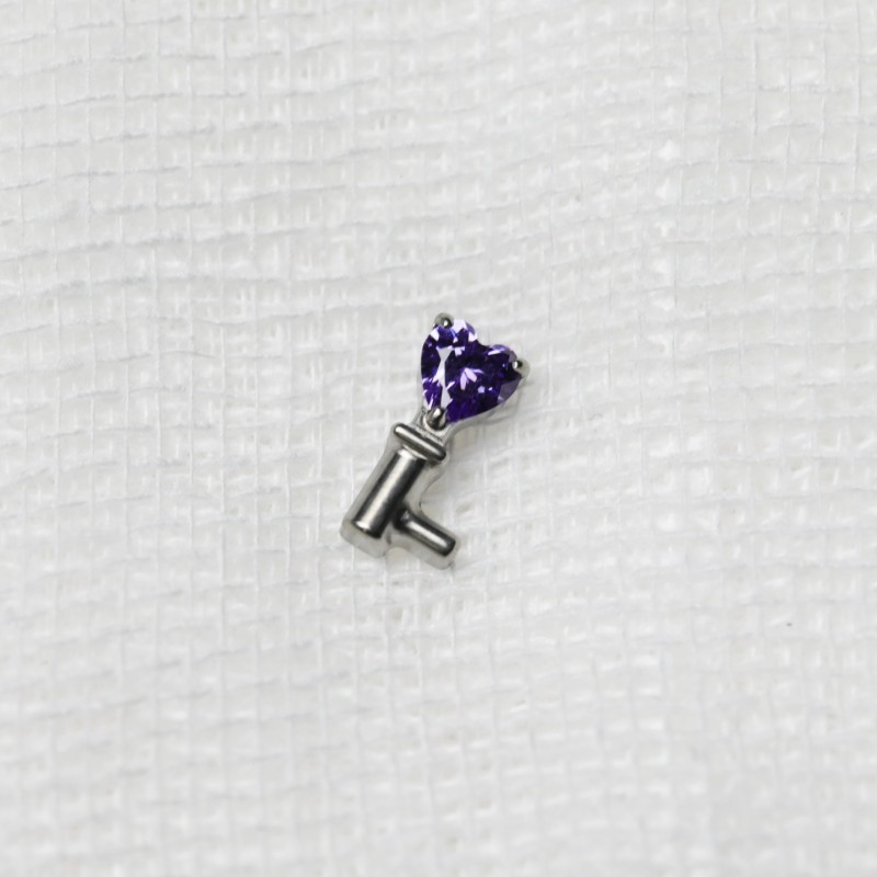 Titanium Studs Supplier - ASTM F136 Flat Back Labret Earrings