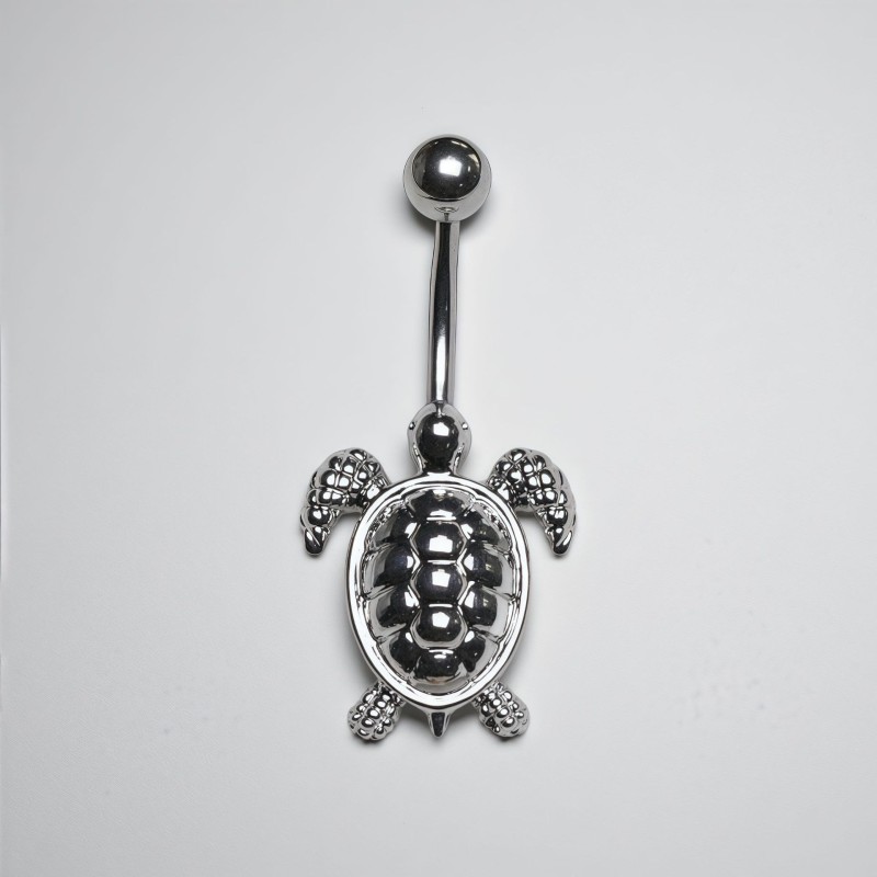 Silver Turtle Ring Supplier - Cute Animal Navel Piercing