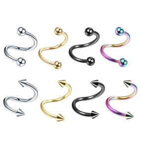 Labret Nails Factory - Multi Purpose S Rod Spiral Ring