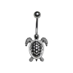 Silver Turtle Ring Supplier - Cute Animal Navel Piercing