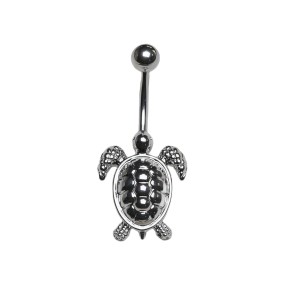 Silver Turtle Ring Supplier - Cute Animal Navel Piercing