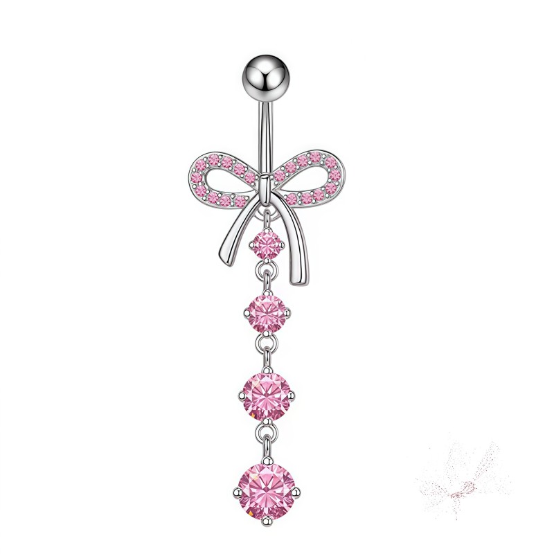 Heart Zircon Set Manufacturer - 9pcs/set Butterfly Flower Dangle