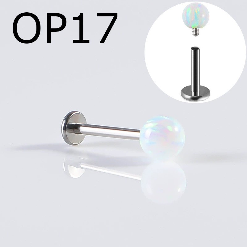 Opal Lip Ring Supplier - G23 Titanium Alloy Internal Thread