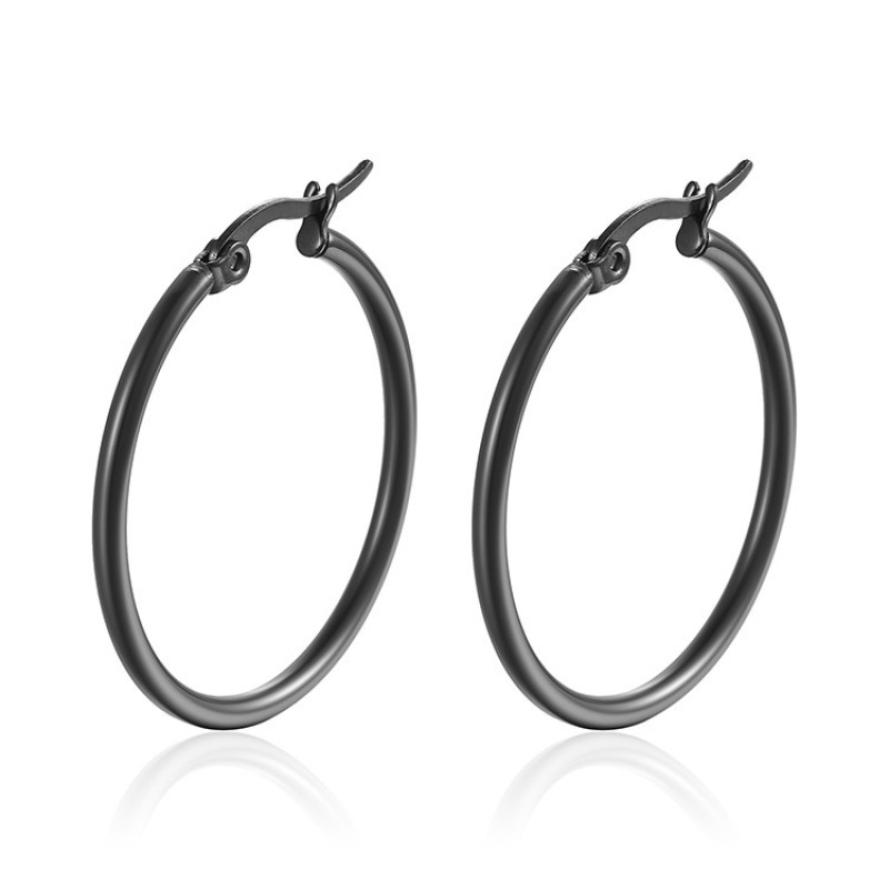 Hoop Earring Factory - High Quality Exaggerate Big Smooth Circle