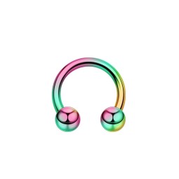 Body Jewelry Supplier - Externally Threaded Horseshoe Circular