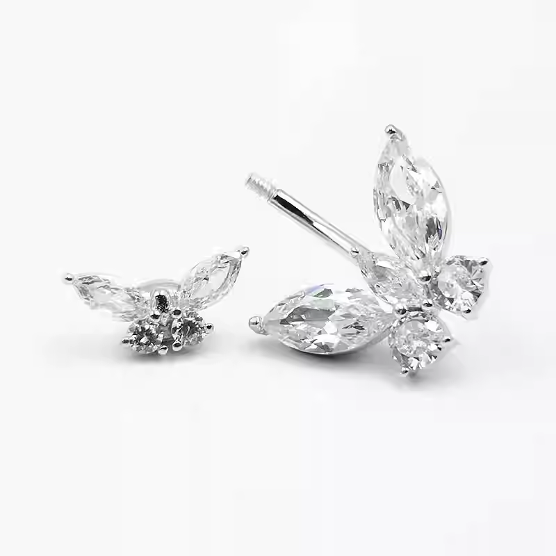 Piercing Jewelry Manufacturer - Double-headed Butterfly Belly