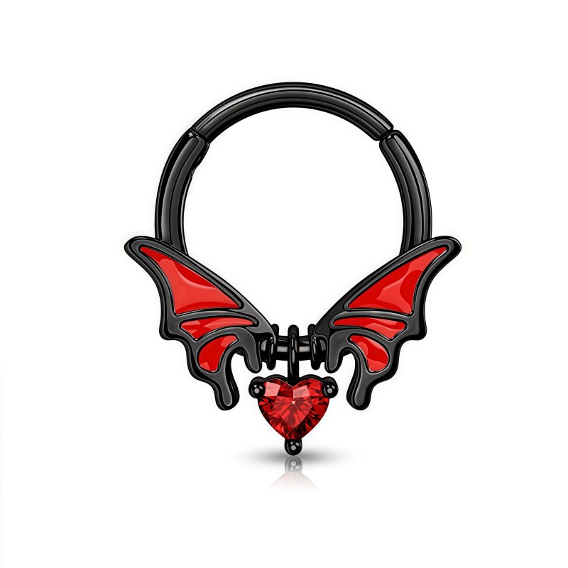 Dark Series Nose Ring Manufacturer - Bat Drop Pendant Halloween