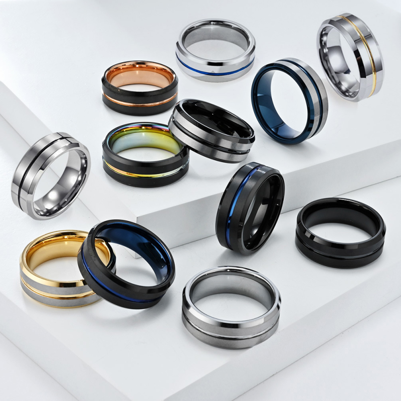 Multi-color Ring Supplier - Slotted Copper Scratch Resistant