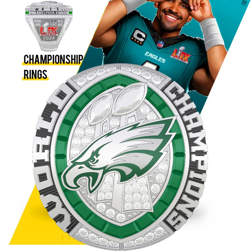 Philadelphia Ring Supplier - 2024 Eagles Trophy Birthday Gift