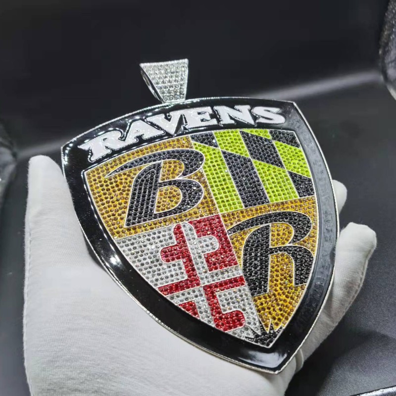 Design Pendant Factory - Full Water Diamond Rhinestone Alloy