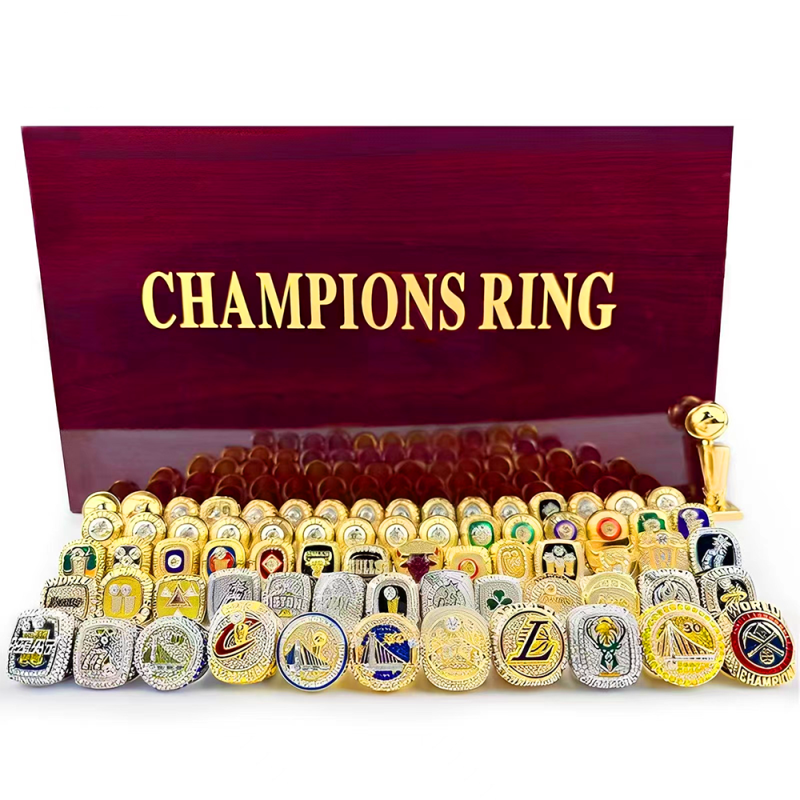 Basketball Rings Supplier - 1947-2024 Season Alloy Wooden Box