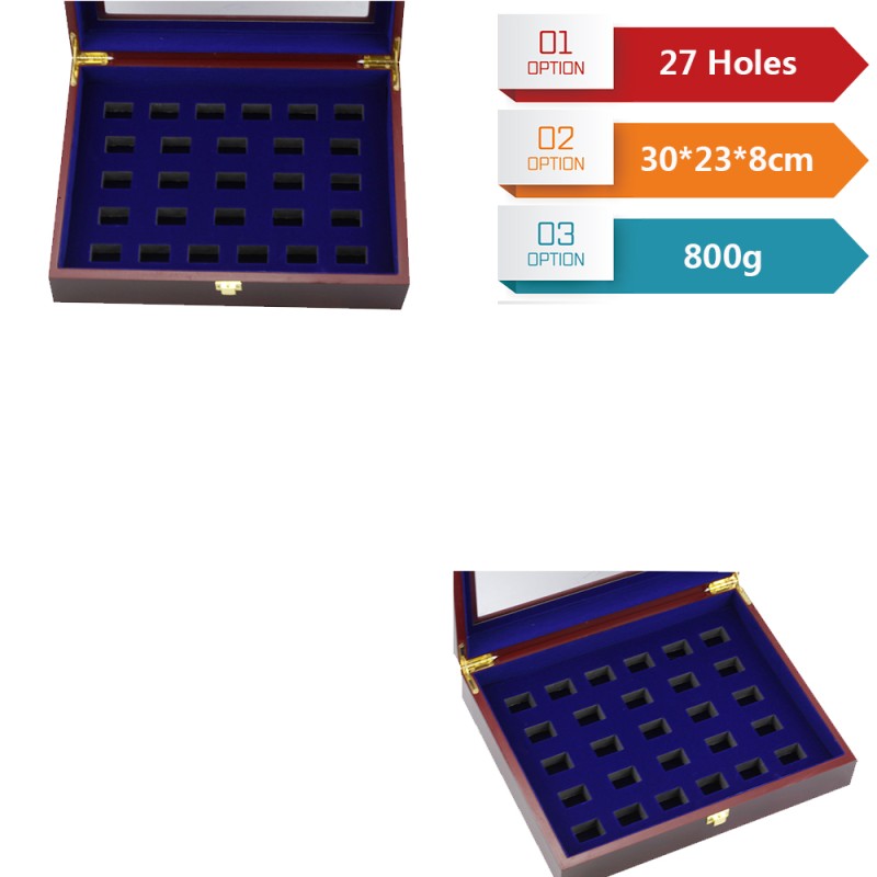 Jewelry Storage Factory - Red Solid Wood Custom Logo Luxury