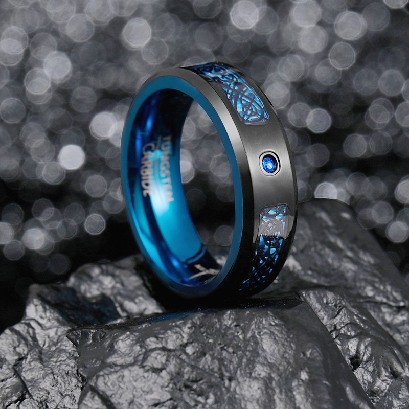 Unisex Ring Manufacturer - Tungsten Steel Carbon Fiber Two-color