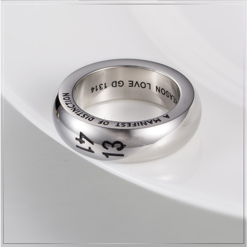 Men's Ring Manufacturer - Titanium Steel Gold Plated Korean Style