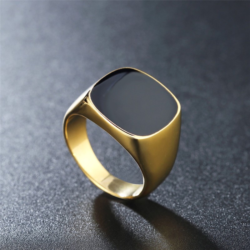 Stainless Steel Ring Supplier - Domineering Street Dripping Oil Design