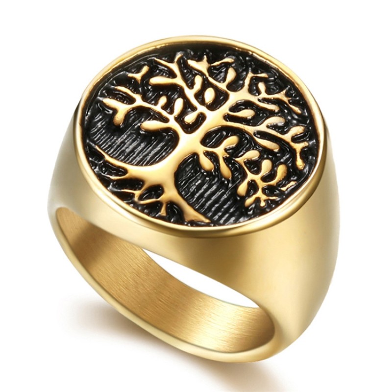 Vintage Ring Supplier - Titanium Steel American Soldier Eagle Design