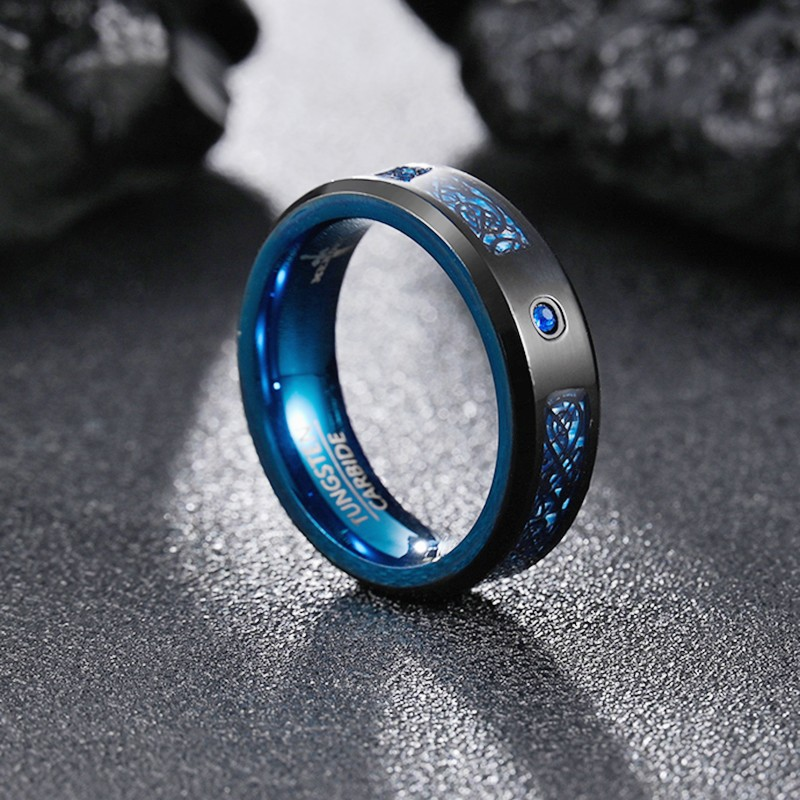 Unisex Ring Manufacturer - Tungsten Steel Carbon Fiber Two-color