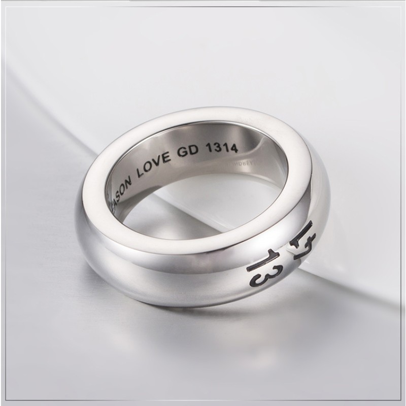 Men's Ring Manufacturer - Titanium Steel Gold Plated Korean Style