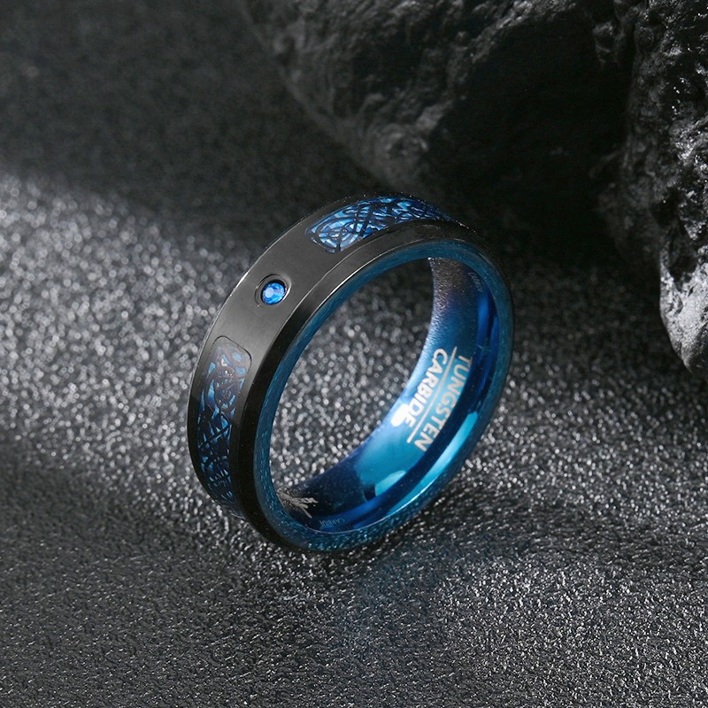 Unisex Ring Manufacturer - Tungsten Steel Carbon Fiber Two-color