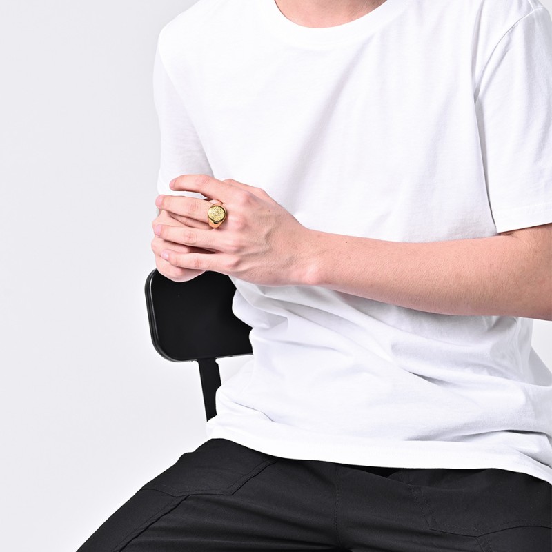 Rune Ring Manufacturer - Seven-pointed Star Stainless Steel Hipster