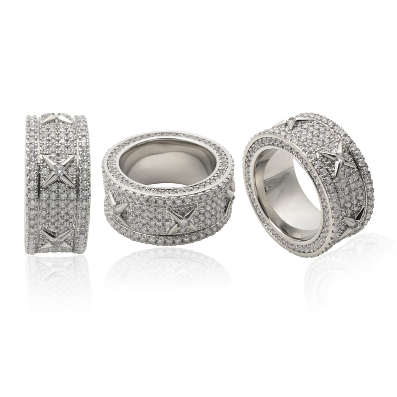 Copper Ring Manufacturer - Vintage Zircon Real Gold Unisex