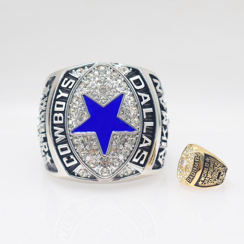Extra-large Ring Factory - NFL Dallas Cowboy 1971-1995 Gemstone