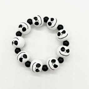 Turquoise Bracelet Manufacturer - White Exaggerated Wolf Teeth Elastic