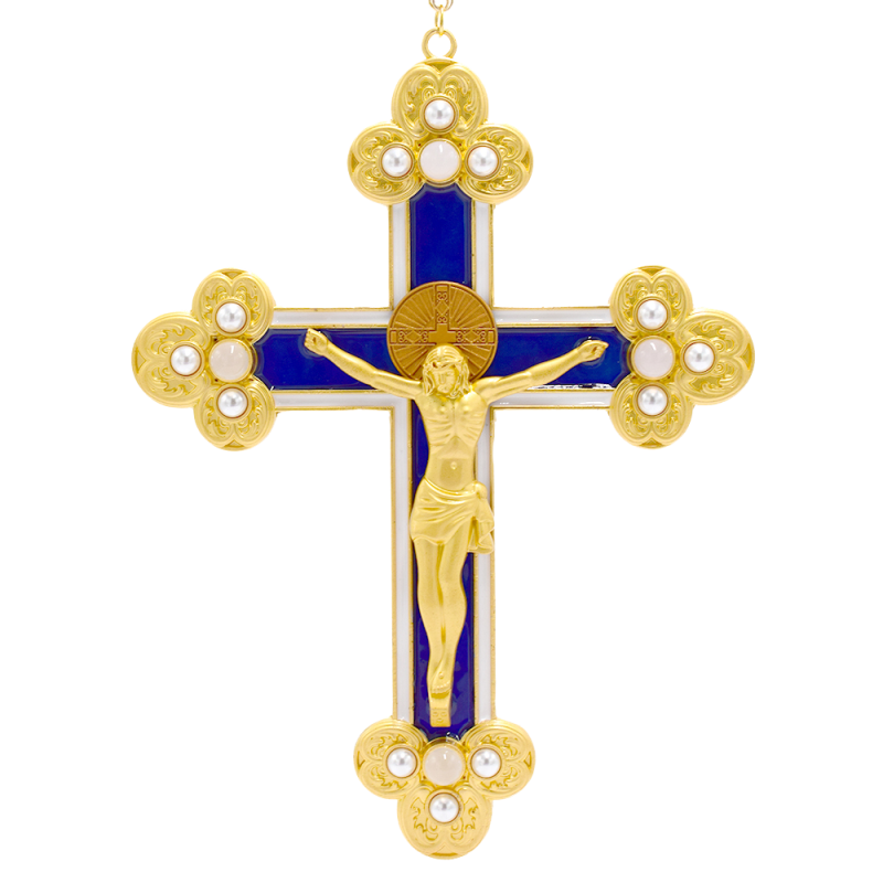 Jesus Cross Manufacturer - Zinc Alloy Christian Jewelry Gold