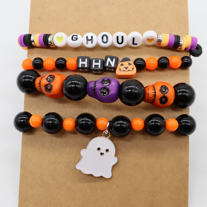 Wooden Bracelets Factory - Halloween Stretch Send Friends Family