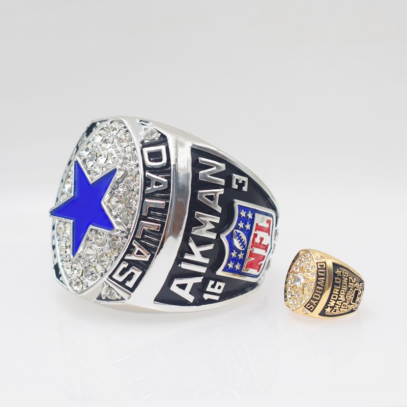 Extra-large Ring Factory - NFL Dallas Cowboy 1971-1995 Gemstone