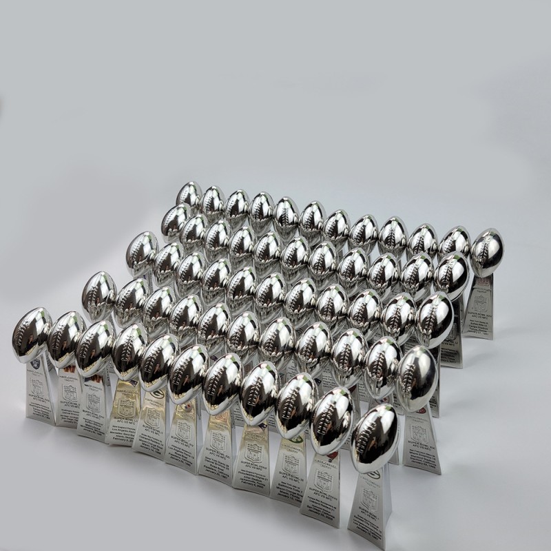 Super Bowl Trophy Factory - 1966-2022 Vince Lombardi Alloy