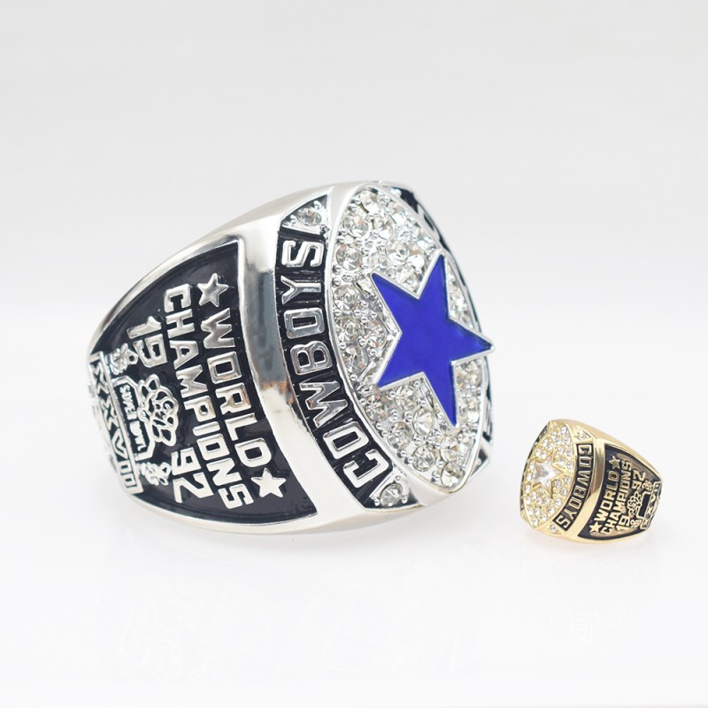 Extra-large Ring Factory - NFL Dallas Cowboy 1971-1995 Gemstone