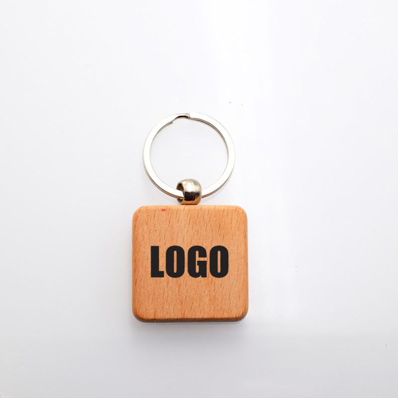 Keychain Tags Supplier - Custom Wooden Laser Lettering Door