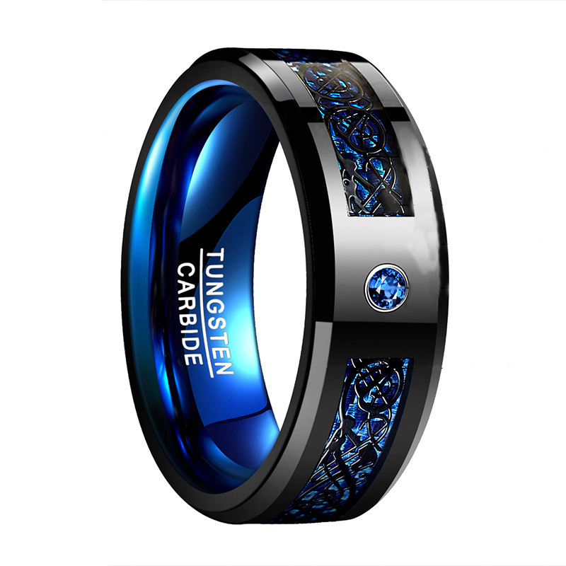 Unisex Ring Manufacturer - Tungsten Steel Carbon Fiber Two-color