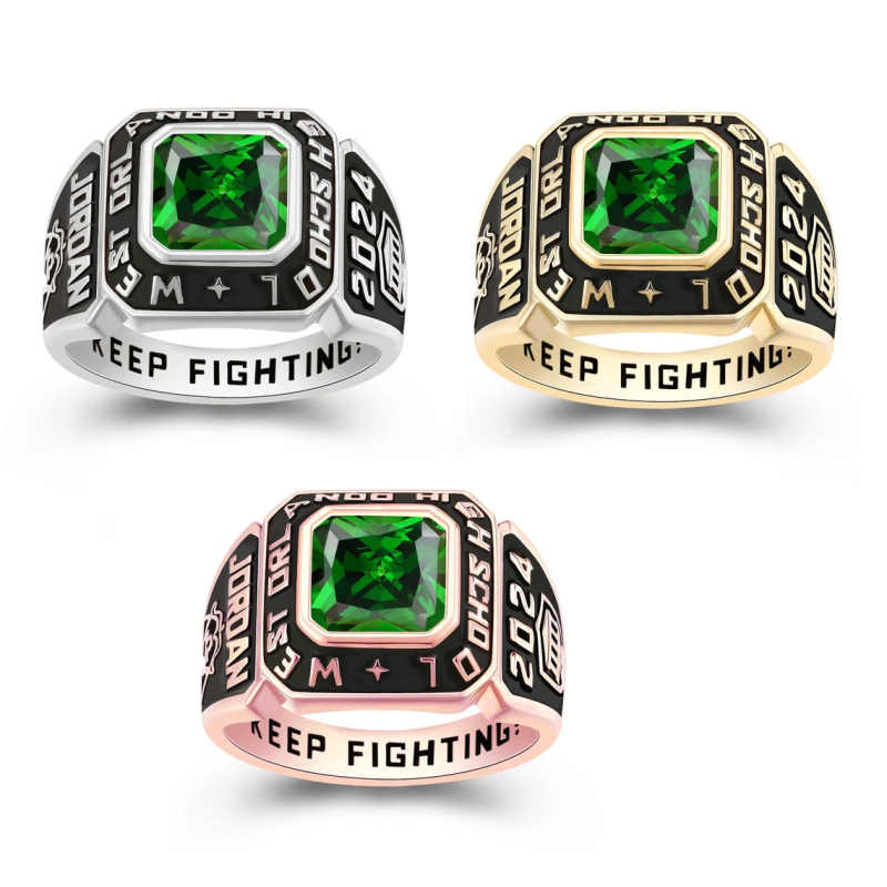 Graduation Ring Manufacturer - Custom High School College Brass