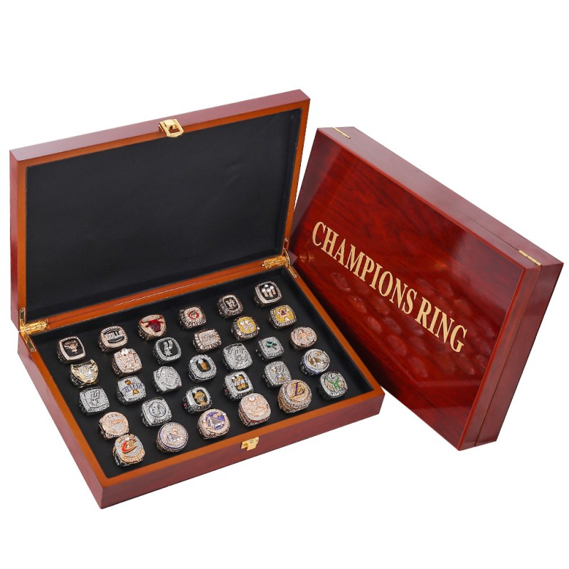 Basketball Rings Supplier - 1947-2024 Season Alloy Wooden Box