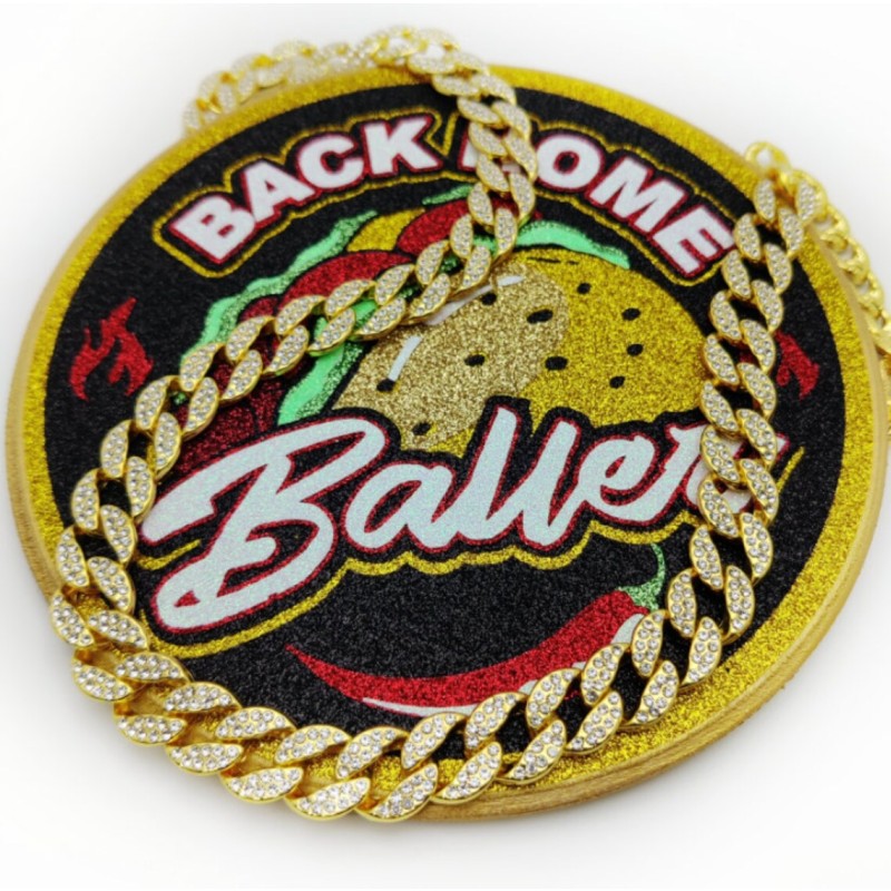 Champion Pendant Supplier - Custom Size Rhinestone Presidential