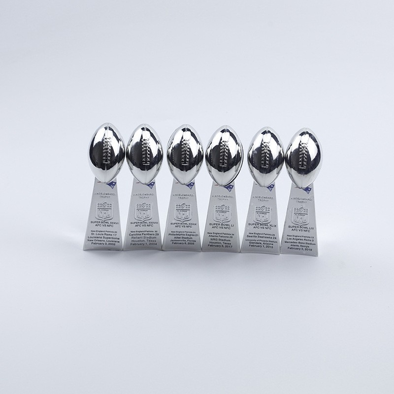 Super Bowl Trophy Factory - 1966-2022 Vince Lombardi Alloy