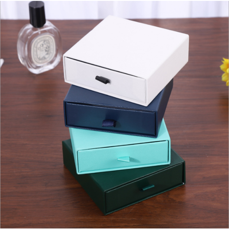 Jewelry Gift Box Manufacturer - Korean Custom White Drawer Box Wholesale