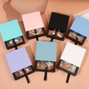 Storage Jewelry Box Supplier - Drawer PE Suspension Necklace Ring Custom Logo