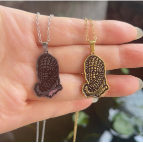 Arab Necklace Manufacturer - Stainless Steel Scarf Hand Pendant Arabian Design