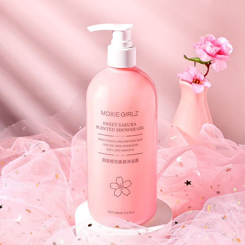 Body Wash Factory - OEM Cherry Blossom Whitening Shower Gel